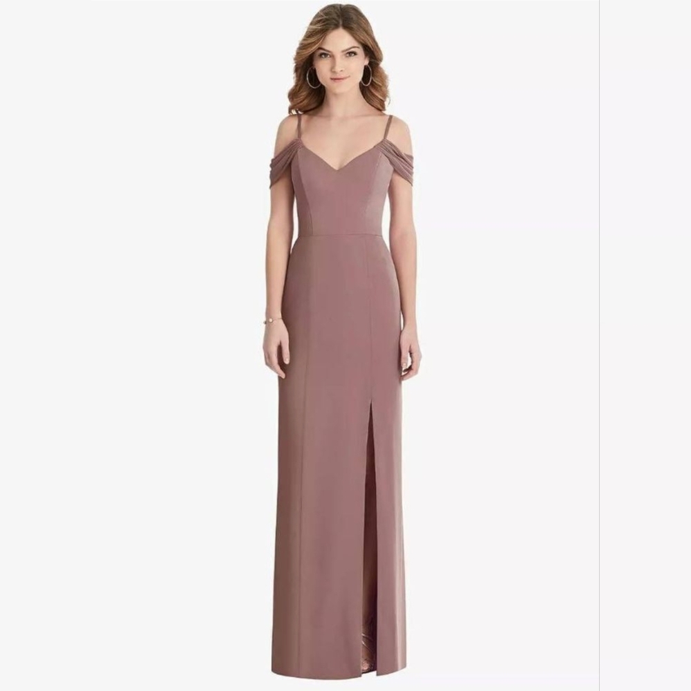 After Six Off Shoulder Trumpet Gown Dress 4